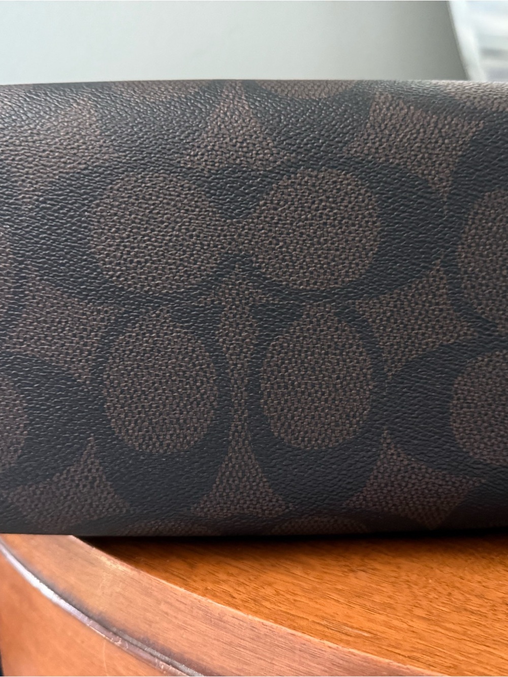 Coach Rowan in maxi signature canvas walnut/true red - Picture 5 of 8